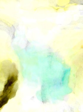 Soyut suluboya sanat eserleri. Fırça boyalı dijital resim. Renkli yaratıcı suluboya çizimi.