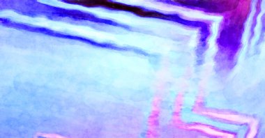 Soyut suluboya sanat eserleri. Fırça boyalı dijital resim. Renkli yaratıcı suluboya çizimi.