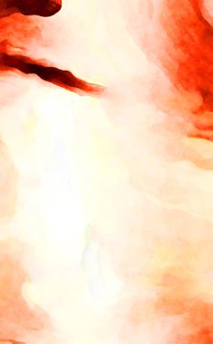 Soyut suluboya sanat eserleri. Fırça boyalı dijital resim. Renkli yaratıcı suluboya çizimi.