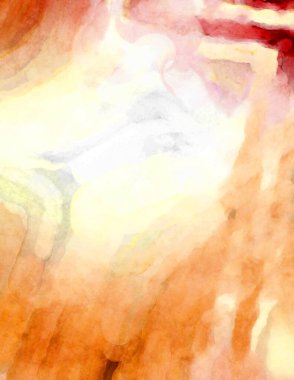 Soyut suluboya sanat eserleri. Fırça boyalı dijital resim. Renkli yaratıcı suluboya çizimi.