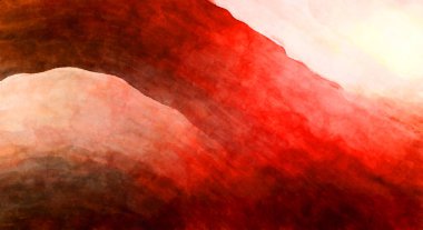 Soyut suluboya sanat eserleri. Fırça boyalı dijital resim. Renkli yaratıcı suluboya çizimi.