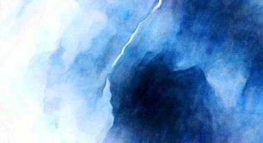 Soyut suluboya sanat eserleri. Fırça boyalı dijital resim. Renkli yaratıcı suluboya çizimi.