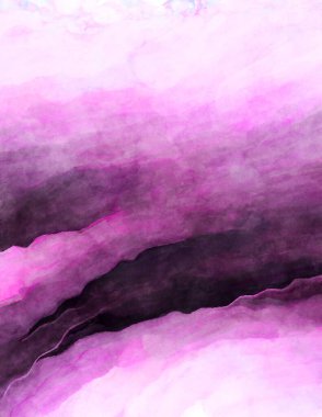 Soyut suluboya sanat eserleri. Fırça boyalı dijital resim. Renkli yaratıcı suluboya çizimi.