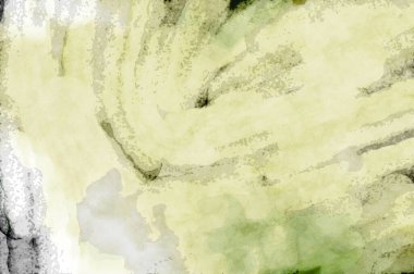 Soyut suluboya sanat eserleri. Fırça boyalı dijital resim. Renkli yaratıcı suluboya çizimi.