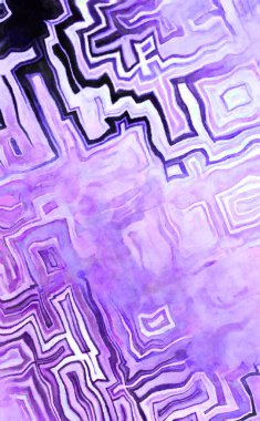 Soyut suluboya sanat eserleri. Fırça boyalı dijital resim. Renkli yaratıcı suluboya çizimi.