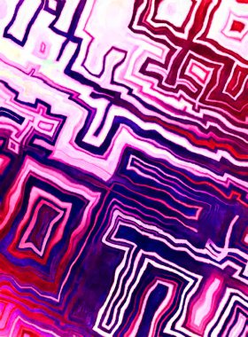 Soyut suluboya sanat eserleri. Fırça boyalı dijital resim. Renkli yaratıcı suluboya çizimi.