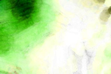 Soyut suluboya sanat eserleri. Fırça boyalı dijital resim. Renkli yaratıcı suluboya çizimi.