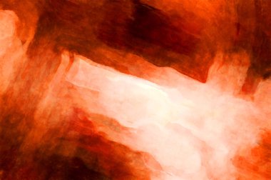 Soyut suluboya sanat eserleri. Fırça boyalı dijital resim. Renkli yaratıcı suluboya çizimi.