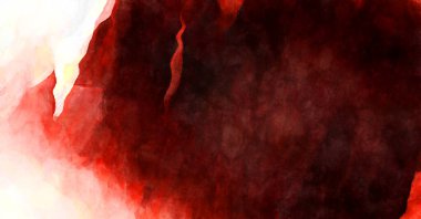 Soyut suluboya sanat eserleri. Fırça boyalı dijital resim. Renkli yaratıcı suluboya çizimi.