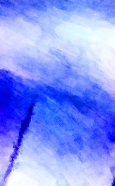 Soyut suluboya sanat eserleri. Fırça boyalı dijital resim. Renkli yaratıcı suluboya çizimi.