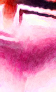 Soyut suluboya sanat eserleri. Fırça boyalı dijital resim. Renkli yaratıcı suluboya çizimi.