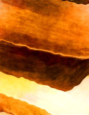 Soyut suluboya sanat eserleri. Fırça boyalı dijital resim. Renkli yaratıcı suluboya çizimi.