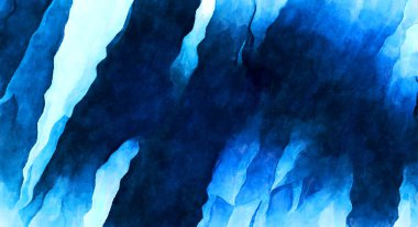 Soyut suluboya sanat eserleri. Fırça boyalı dijital resim. Renkli yaratıcı suluboya çizimi.