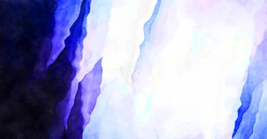 Soyut suluboya sanat eserleri. Fırça boyalı dijital resim. Renkli yaratıcı suluboya çizimi.