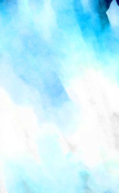 Soyut suluboya sanat eserleri. Fırça boyalı dijital resim. Renkli yaratıcı suluboya çizimi.