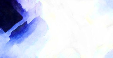 Soyut suluboya sanat eserleri. Fırça boyalı dijital resim. Renkli yaratıcı suluboya çizimi.