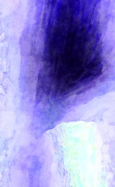 Soyut suluboya sanat eserleri. Fırça boyalı dijital resim. Renkli yaratıcı suluboya çizimi.