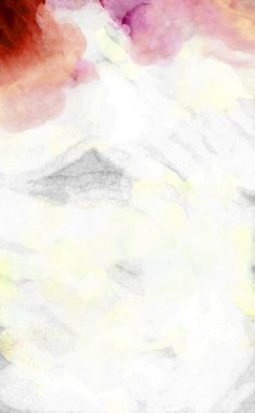 Soyut suluboya sanat eserleri. Fırça boyalı dijital resim. Renkli yaratıcı suluboya çizimi.