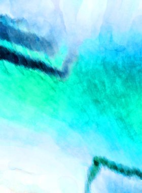 Soyut suluboya sanat eserleri. Fırça boyalı dijital resim. Renkli yaratıcı suluboya çizimi.