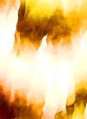 Soyut suluboya sanat eserleri. Fırça boyalı dijital resim. Renkli yaratıcı suluboya çizimi.