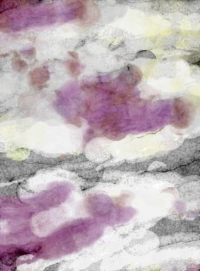 Soyut suluboya sanat eserleri. Fırça boyalı dijital resim. Renkli yaratıcı suluboya çizimi.