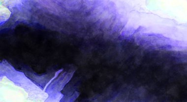 Soyut suluboya sanat eserleri. Fırça boyalı dijital resim. Renkli yaratıcı suluboya çizimi.