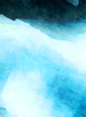 Soyut suluboya sanat eserleri. Fırça boyalı dijital resim. Renkli yaratıcı suluboya çizimi.