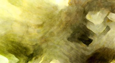 Soyut suluboya sanat eserleri. Fırça boyalı dijital resim. Renkli yaratıcı suluboya çizimi.