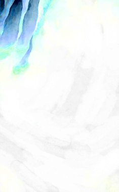 Soyut suluboya sanat eserleri. Fırça boyalı dijital resim. Renkli yaratıcı suluboya çizimi.