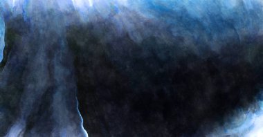 Soyut suluboya sanat eserleri. Fırça boyalı dijital resim. Renkli yaratıcı suluboya çizimi.