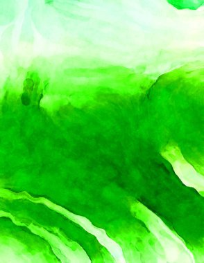 Soyut suluboya sanat eserleri. Fırça boyalı dijital resim. Renkli yaratıcı suluboya çizimi.