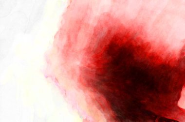 Soyut suluboya sanat eserleri. Fırça boyalı dijital resim. Renkli yaratıcı suluboya çizimi.