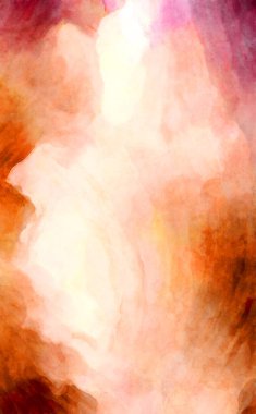 Soyut suluboya sanat eserleri. Fırça boyalı dijital resim. Renkli yaratıcı suluboya çizimi.