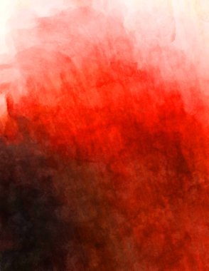 Soyut suluboya sanat eserleri. Fırça boyalı dijital resim. Renkli yaratıcı suluboya çizimi.