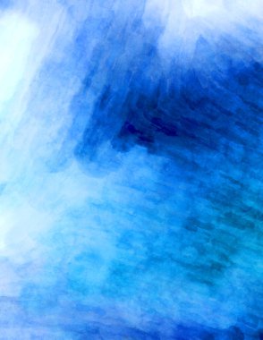 Soyut suluboya sanat eserleri. Fırça boyalı dijital resim. Renkli yaratıcı suluboya çizimi.