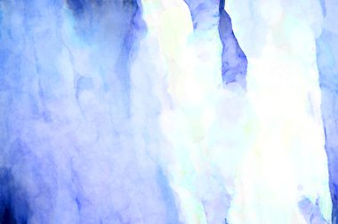 Soyut suluboya sanat eserleri. Fırça boyalı dijital resim. Renkli yaratıcı suluboya çizimi.