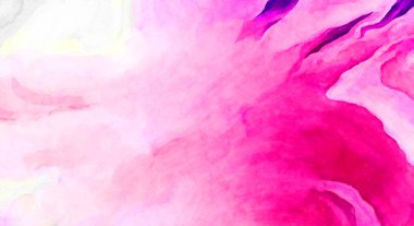 Soyut suluboya sanat eserleri. Fırça boyalı dijital resim. Renkli yaratıcı suluboya çizimi.