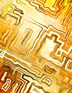 Soyut suluboya sanat eserleri. Fırça boyalı dijital resim. Renkli yaratıcı suluboya çizimi.