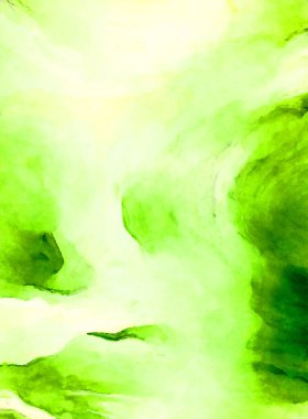 Soyut suluboya sanat eserleri. Fırça boyalı dijital resim. Renkli yaratıcı suluboya çizimi.