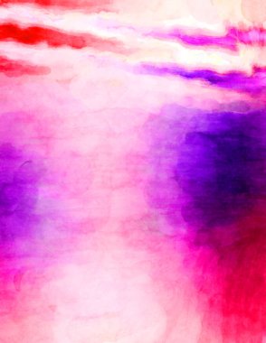 Soyut suluboya sanat eserleri. Fırça boyalı dijital resim. Renkli yaratıcı suluboya çizimi.