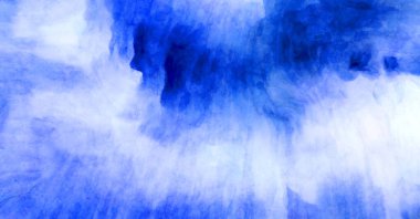 Soyut suluboya sanat eserleri. Fırça boyalı dijital resim. Renkli yaratıcı suluboya çizimi.