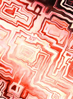 Soyut suluboya sanat eserleri. Fırça boyalı dijital resim. Renkli yaratıcı suluboya çizimi.