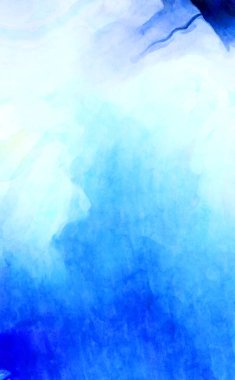 Soyut suluboya sanat eserleri. Fırça boyalı dijital resim. Renkli yaratıcı suluboya çizimi.