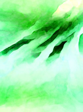 Soyut suluboya sanat eserleri. Fırça boyalı dijital resim. Renkli yaratıcı suluboya çizimi.