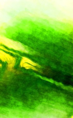 Soyut suluboya sanat eserleri. Fırça boyalı dijital resim. Renkli yaratıcı suluboya çizimi.