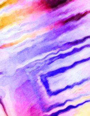 Soyut suluboya sanat eserleri. Fırça boyalı dijital resim. Renkli yaratıcı suluboya çizimi.