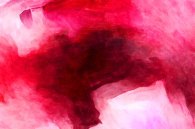 Soyut suluboya sanat eserleri. Fırça boyalı dijital resim. Renkli yaratıcı suluboya çizimi.