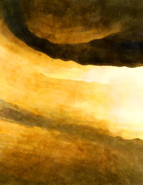 Soyut suluboya sanat eserleri. Fırça boyalı dijital resim. Renkli yaratıcı suluboya çizimi.