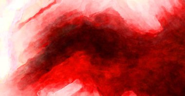 Soyut suluboya sanat eserleri. Fırça boyalı dijital resim. Renkli yaratıcı suluboya çizimi.