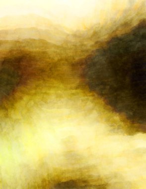 Soyut suluboya sanat eserleri. Fırça boyalı dijital resim. Renkli yaratıcı suluboya çizimi.